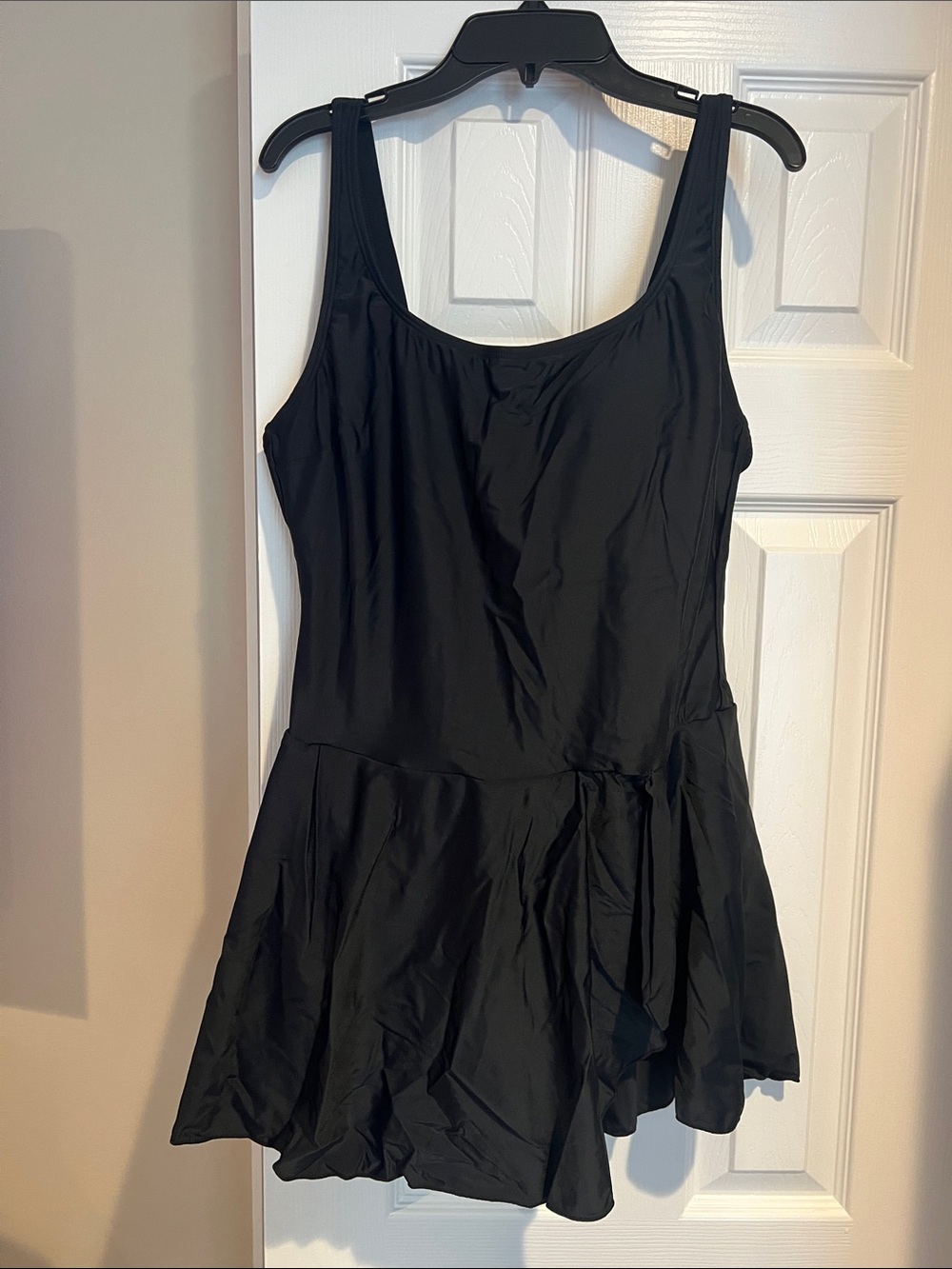 Classic Black Women’s One-Piece Swim Dress